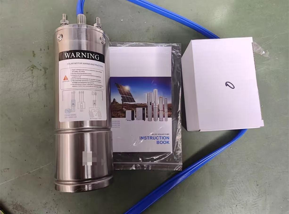 AC DC napenergia -motoros motor rozsdamentes acél járókerékkel -Videó